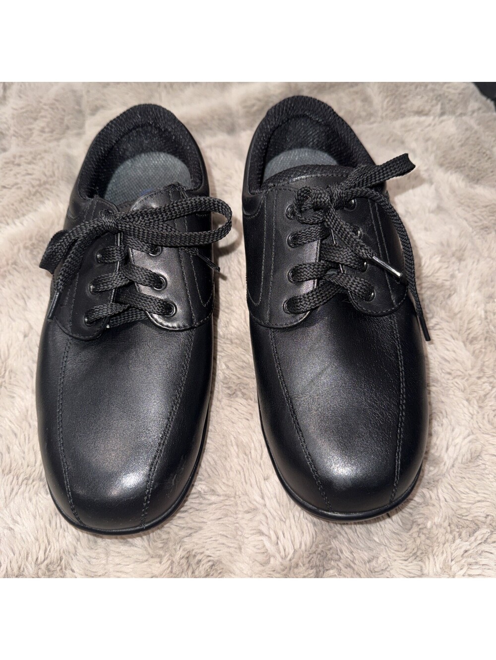 Orthofeet Bio Fit  Black Leather Shoes WATERPROOF Women’s 8.5 4E wide